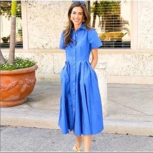 Alexis for Target Pleated Button Down Midi Dress